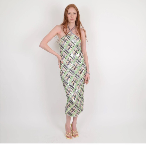 Veronica Beard Dresses & Skirts - Veronica Beard Cherie Dress
SIZE 4 women sequins bodycon party Midi dress